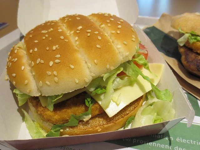 mcdonalds veggie burger